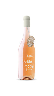Garrafa de Arvad Negra Mole Rosé 2024, vinho rosé do Algarve fermentado em ânforas de terracota, 75 cl